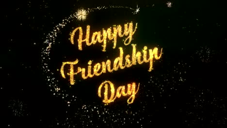 Happy-friendship-Day-Greeting-Text-Made-from-Sparklers-Light-Dark-Night-Sky-With-Colorfull-Firework