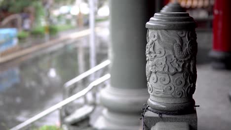 Stone-carvings-and-classical-architecture-in-Asian-temple.-The-landscape-of-Chinese-traditional-building.