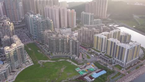 Imágenes-de-4K-de-Kuala-Kwan-O,-Hong-Kong-en-vista-aérea