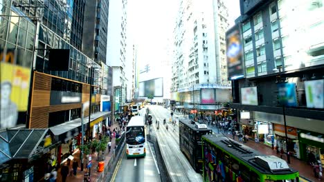 Hong-Kong-Verkehr-Stadtbild-Zeitraffer.-4-k-Auflösung.