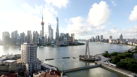 4K-Time-lapse-of-Shanghai-skyline-and-cityscap