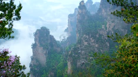 Zhangjiajie-mountains,-China