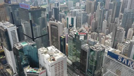 4K-aerial-view-footage-of-Central-district-in-Hong-Kong