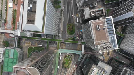 Aerial-view-of-Hong-Kong-skyscraper