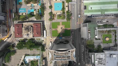 Aerial-view-of-Hong-Kong-skyscraper