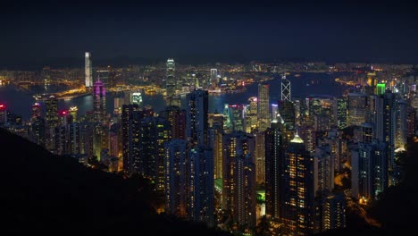 Tag-bis-zum-Abend-Panorama-4-k-Zeitraffer-aus-Hong-Kong-china