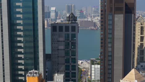 day-time-hong-kong-bay-rooftop-victoria-harbour-panorama-4k-china