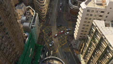 hong-kong-city-center-famous-traffic-street-crossroad-rooftop-panorama-4k-china