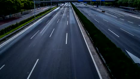 Time-lapse-of-busy-traffic-and-modern-buildings-in-Beijing-city-,-China.