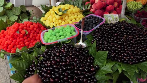 Stall-At-Market-Selling-Fruit-And-Food-Suzhou-China-Asia