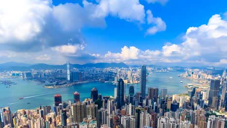 Hong-Kong-Cityscape-alto-Mirador-de-Victoria-Peak-4K-Time-Lapse