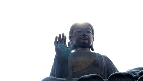 El-Tian-Tan-Buddha-enorme-en-el-Po-Lin-Monastery-en-Hong-Kong