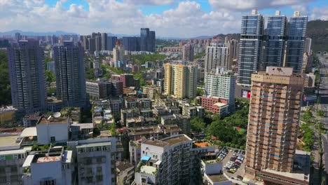 zhuhai-cityscape-sunny-day-apartment-buildings-aerial-panorama-4k-china