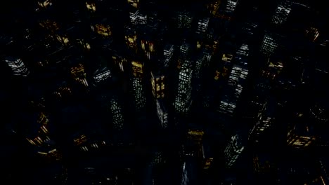 Night-city-birds-eye-view-4K