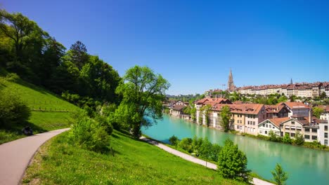 switzerland-sunny-day-bern-cityscape-riverside-bay-panorama-4k-timelapse