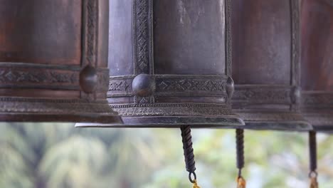 Bells-in-buddhist-temple.-Pattaya,-Thailand