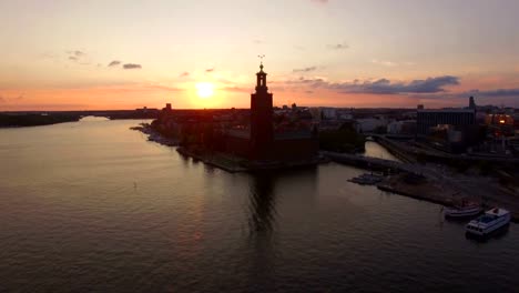 Aerial-view-of-Stockholm-City