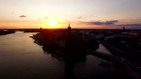 Aerial-view-of-Stockholm-City