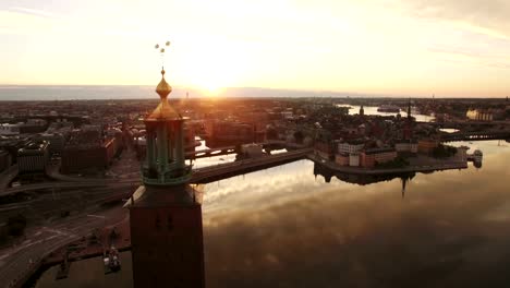 Aerial-view-of-Stockholm-City