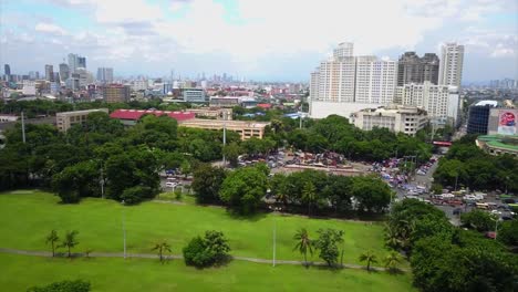 Luftaufnahmen-von-Manila,-Philippinen