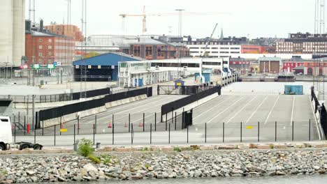 The-clean-and-big-seaport-area-of-Stockholm-in-Sweden