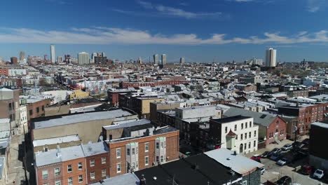 Aerial-of-Philadelphia,-Pennsylvania