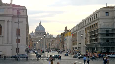 St.-Peter's-Cathedral,-Vatican,-Rome,-Italy