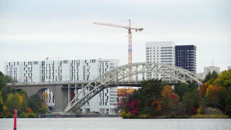 An-arch-on-the-bridge-in-Stockholm-Sweden