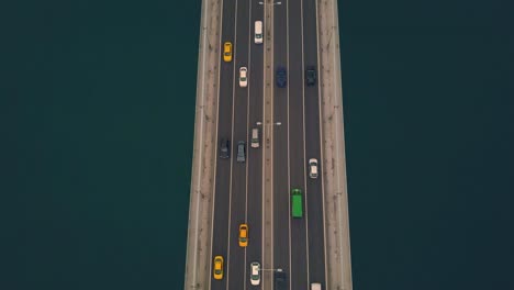 Aerial-footage-of-Bosphorus-Bridge-and-Istanbul-City