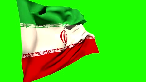 Large-iran-national-flag-blowing