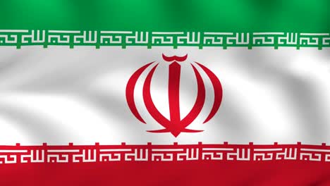 Winken-Iranische-Flagge