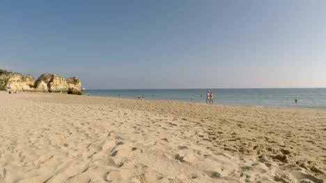 Time-lapse-at-praia-tres-irmaos-in-Alvor