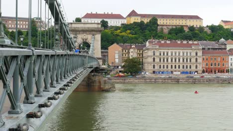 Chain-Bridge-view,-Budapest