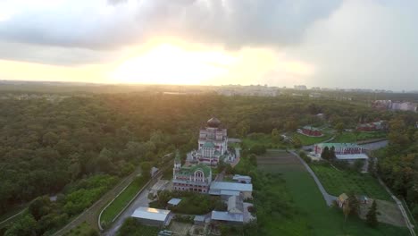 Aerial-view-of-St.-Panteleimon's-Cathedral-in-Kiev