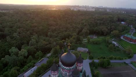 Aerial-view-of-St.-Panteleimon's-Cathedral-in-Kiev