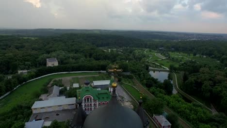 Aerial-view-of-St.-Panteleimon's-Cathedral-in-Kiev