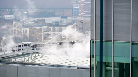 Vapor-de-los-edificios-en-Londres