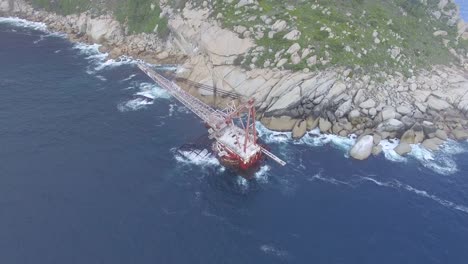 BOS-400-Ship-Wreck-Aerial-Shot