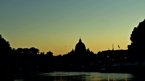 Time-lapse-on-Vatican---Saint-Peter-Basilica