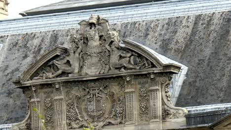 An-old-style-building-with-carvings