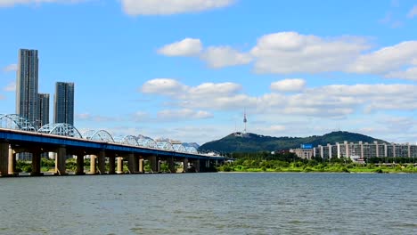 Seoul-City-Skyline,-Südkorea.