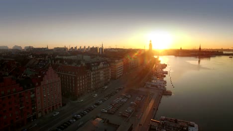 Aerial-view-of-Stockholm-City