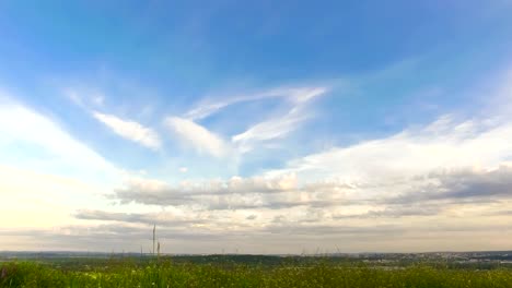 Idyllic-rural-view-of-gently-rolling-patchwork-farmland.