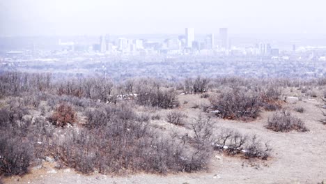 Aerial-view-of-downtown-Denver-in-early-Spring.