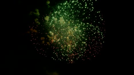 Holiday-fireworks-on-dark-background