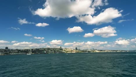 Hyperlapse-of-Bosphorus,-Istanbul