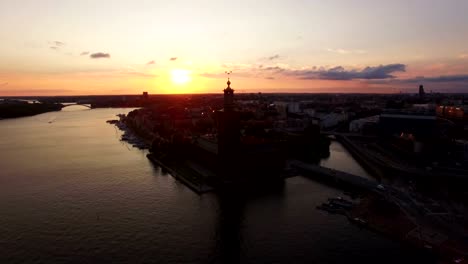 Aerial-view-of-Stockholm-City