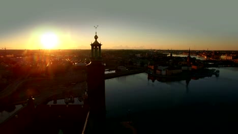 Aerial-view-of-Stockholm-City