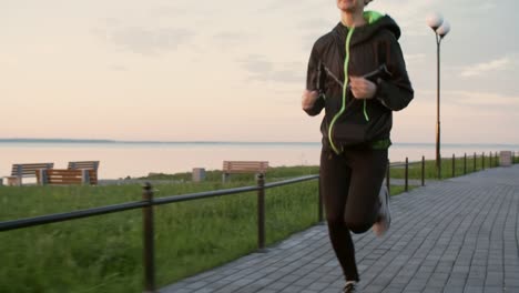 Sporty-Woman-Running-in-the-Morning