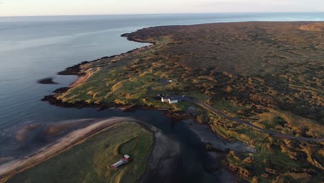 Budir-Kirche-in-Island-In-4k-Drohne-Ansicht